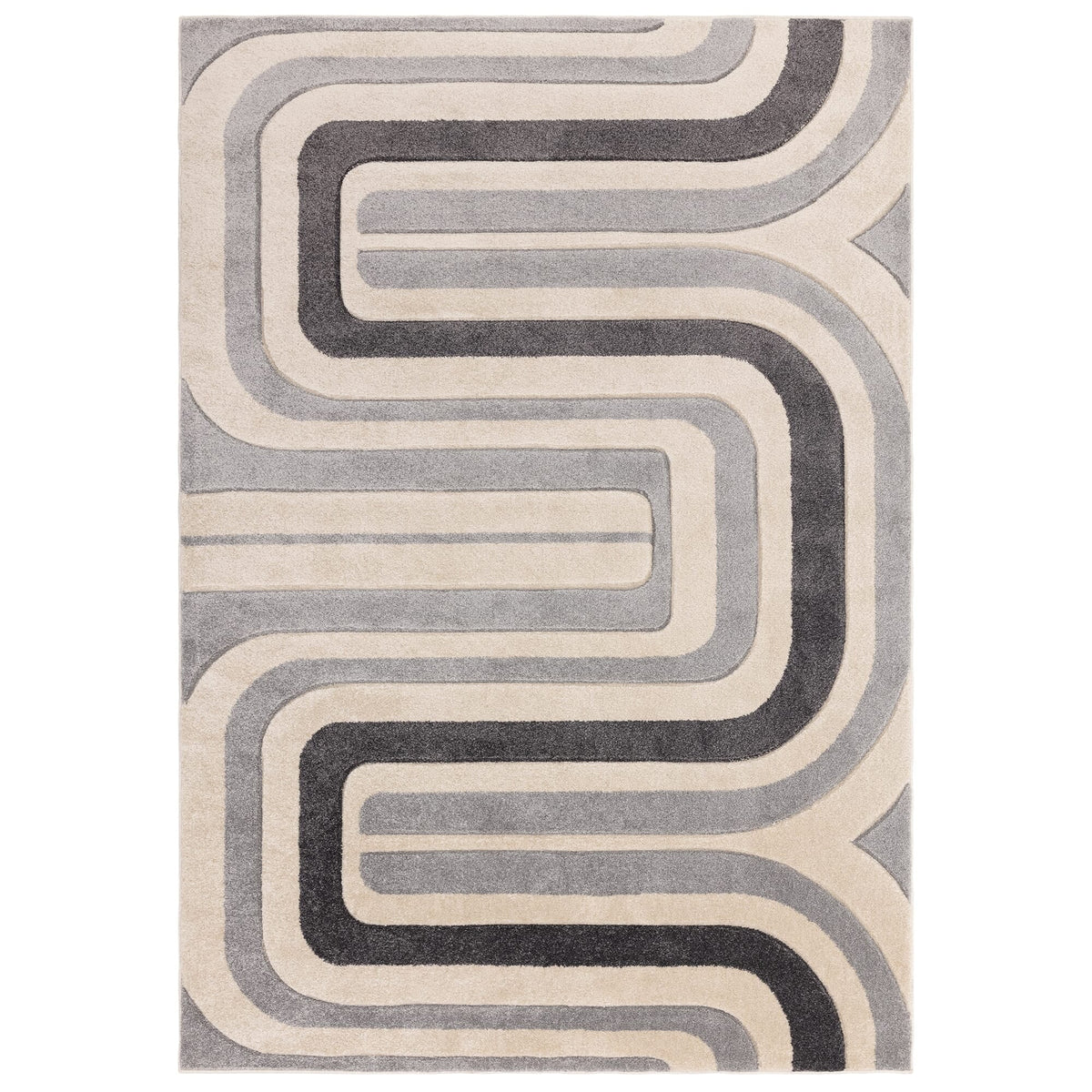 Vloerkleed Rugestiq Sketch contour grijs SK17 – foto 1