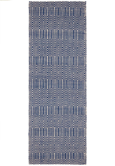 Vloerkleed Sloan Runner Blue