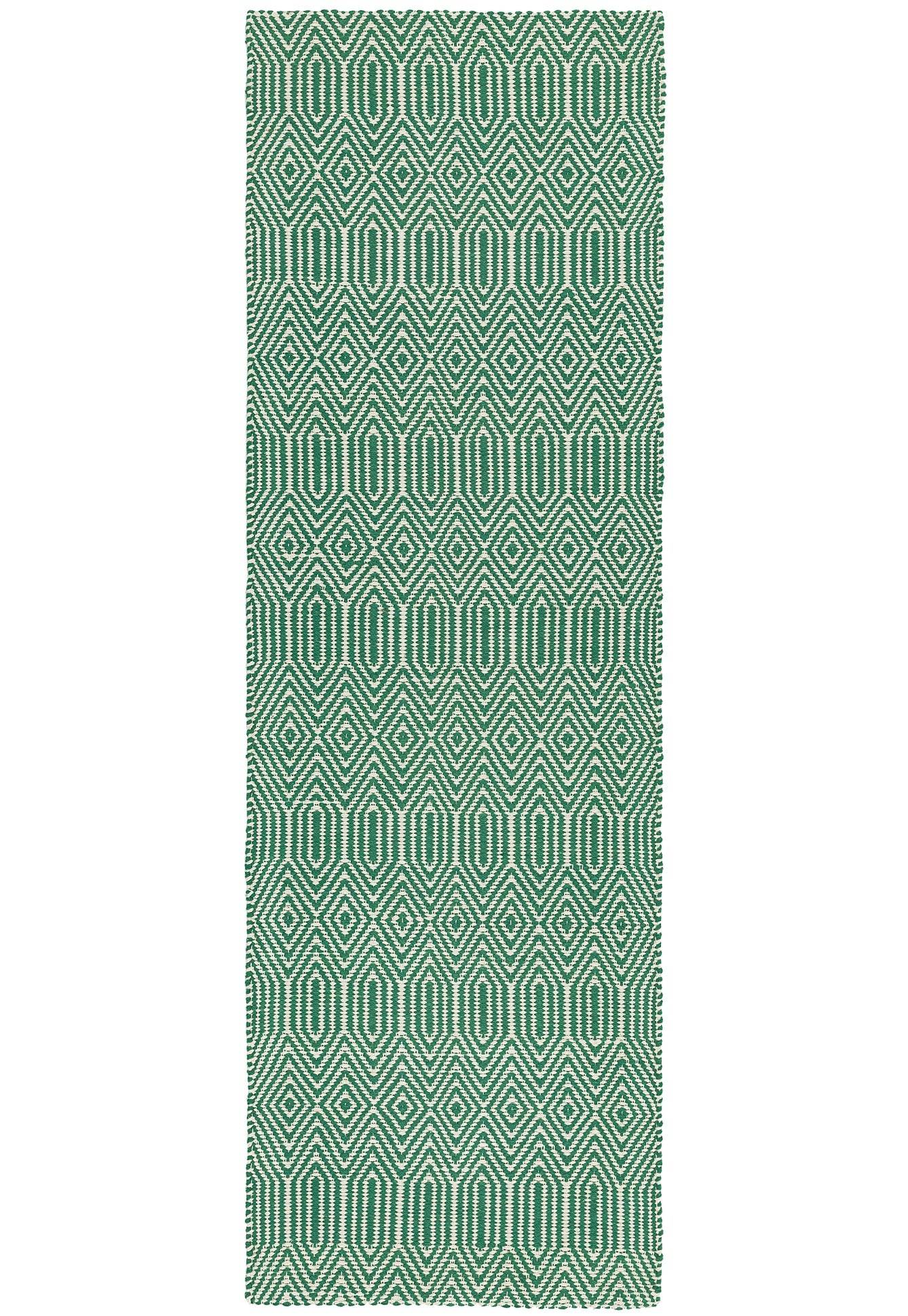 Vloerkleed Sloan Runner Green