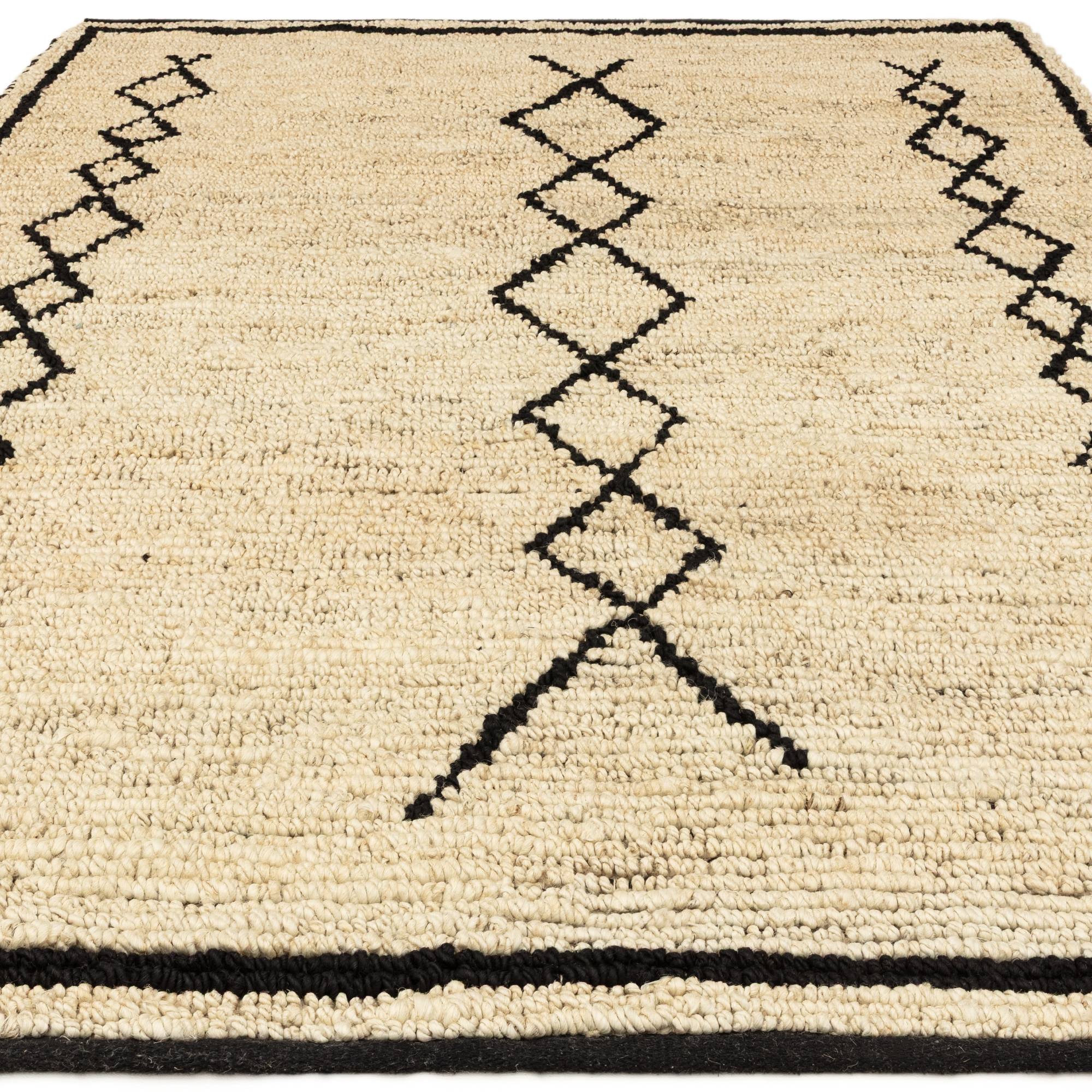 Vloerkleed Souk Bleach & Black