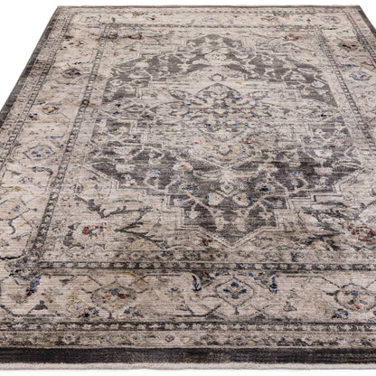 Vloerkleed Sovereign Charcoal Medallion