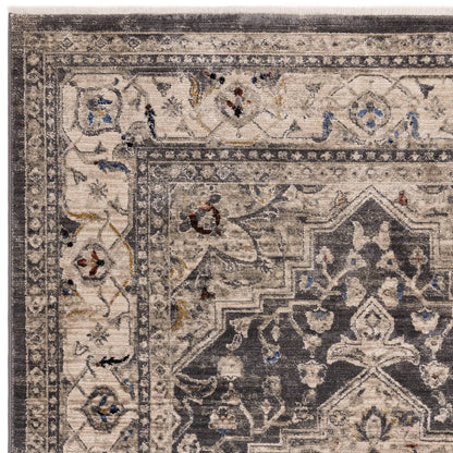 Vloerkleed Sovereign Charcoal Medallion