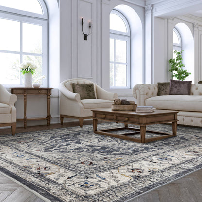 Vloerkleed Sovereign Charcoal Medallion