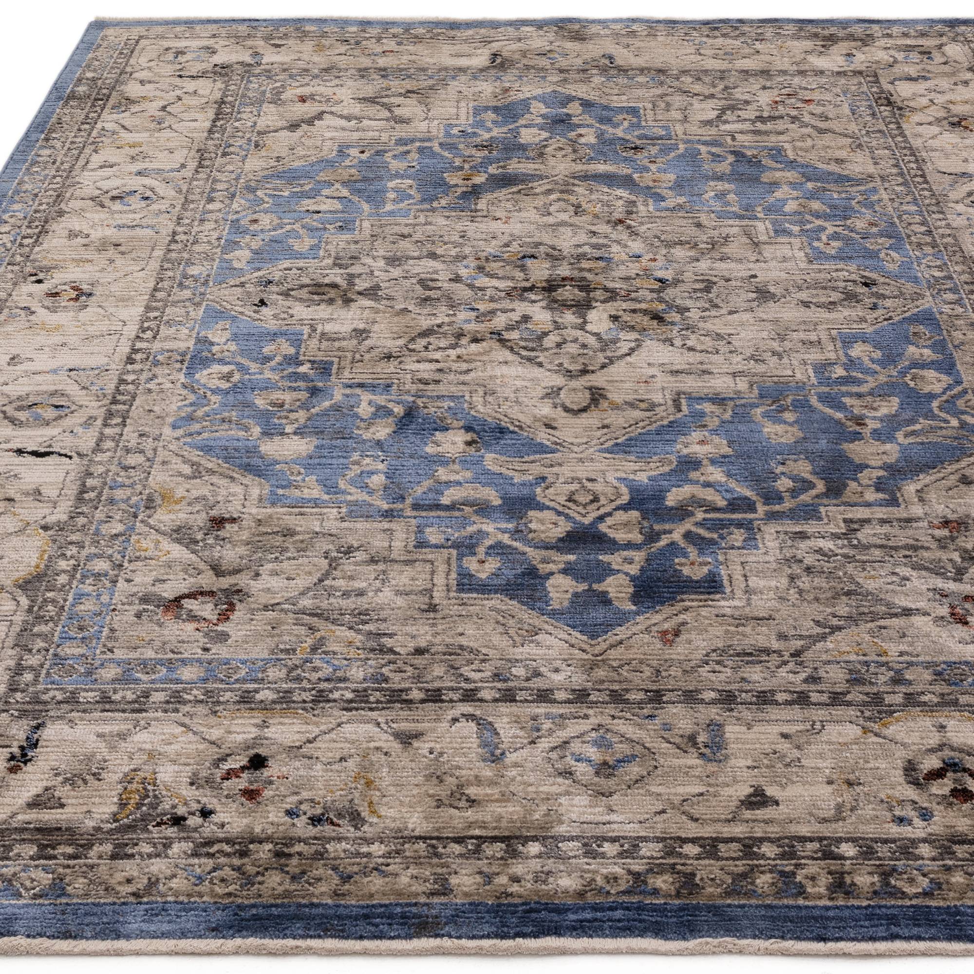 Vloerkleed Sovereign Blue Medallion