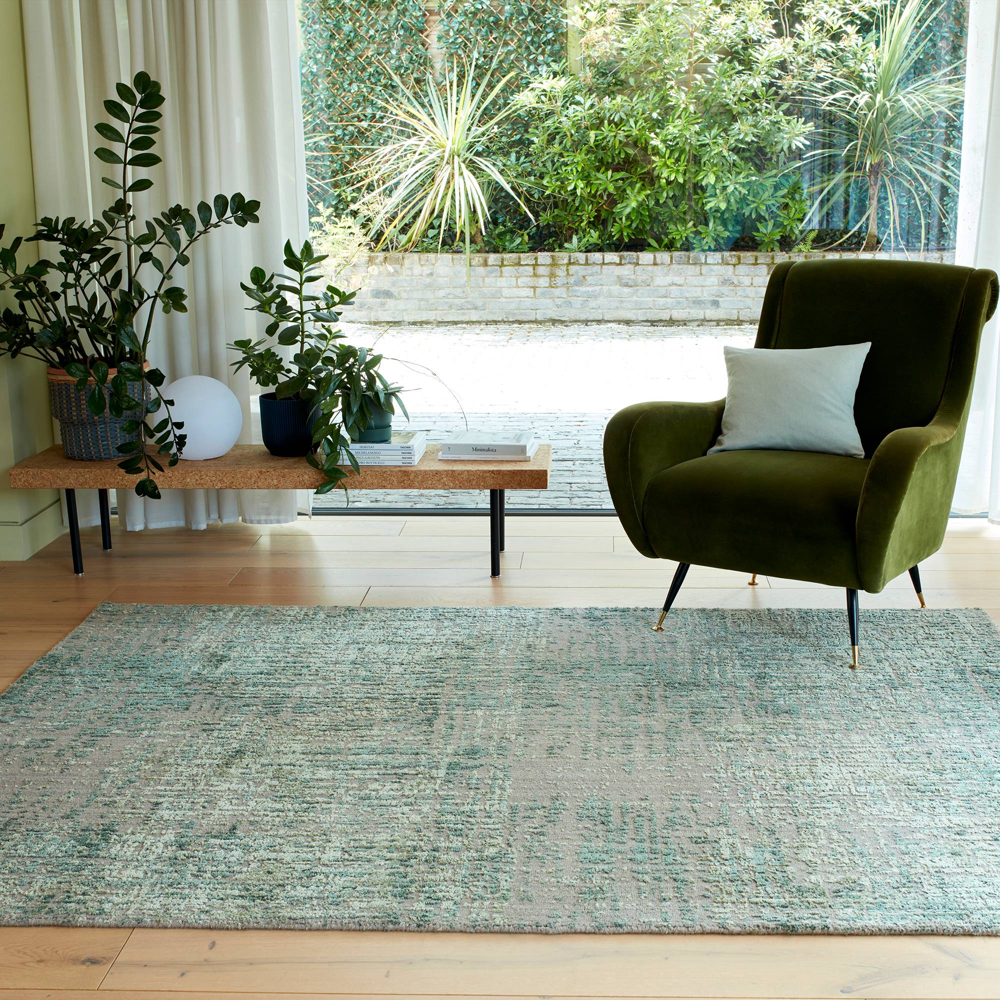 Vloerkleed Torino Forest Green