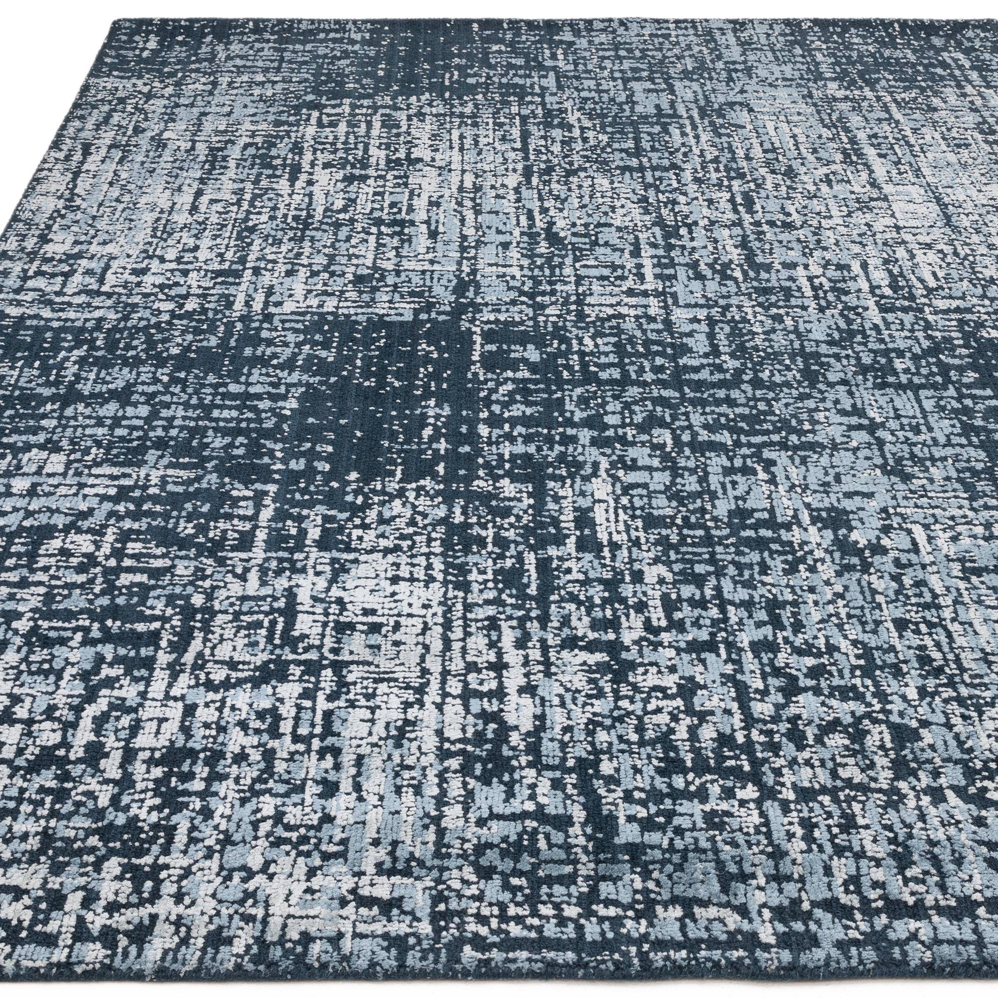 Vloerkleed Torino Petro Blue