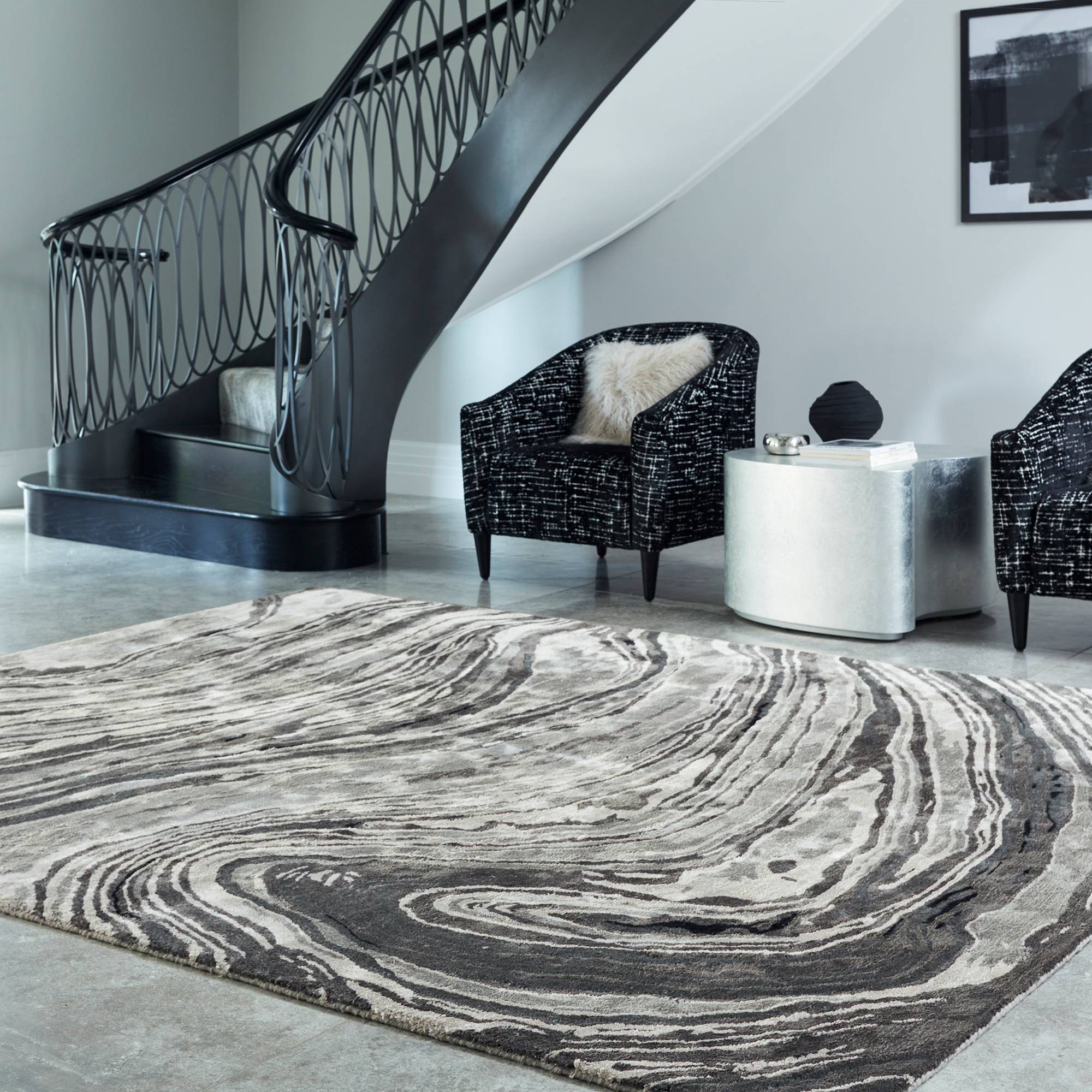 Vloerkleed Katherine Carnaby Tuscany Marquina Marble
