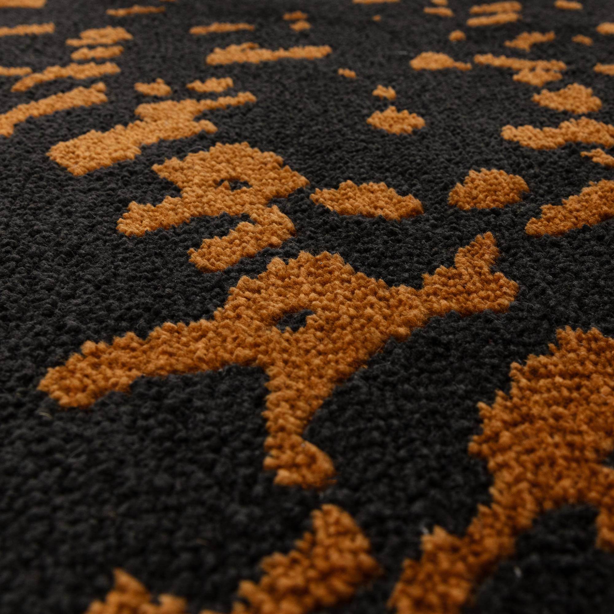 Vloerkleed Wilder Splash Charcoal