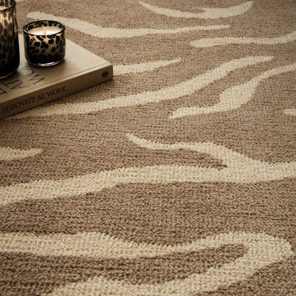 Vloerkleed Wilder Tiger Taupe