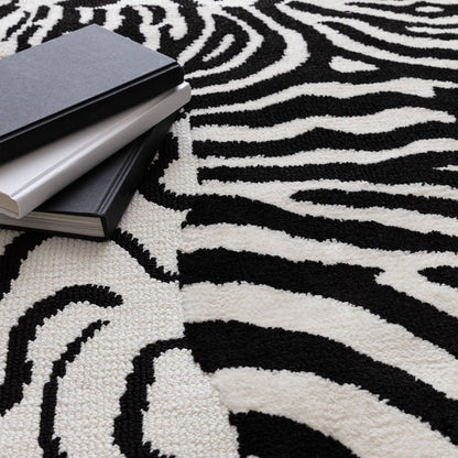 Vloerkleed Wilder Zebra Mono