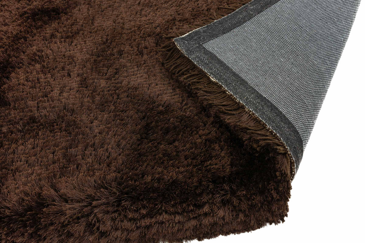 Hoogpolig vloerkleed Easy Living Plush Rug Dark Chocolate