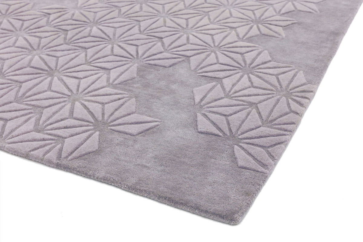 Laagpolig vloerkleed Easy Living Starburst Rug lilac