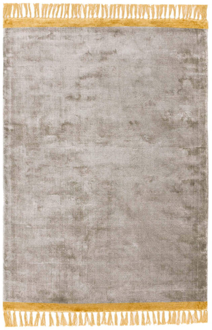 Laagpolig vloerkleed Easy Living Elgin Rug Silver Mustard Border