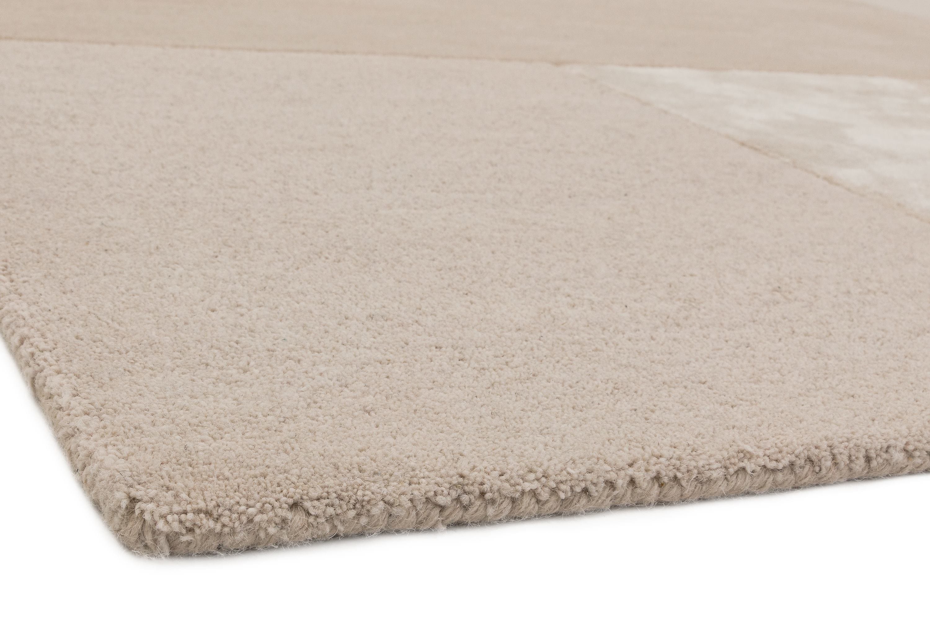 Laagpolig vloerkleed Easy Living Tate Tonal Textures Rug Ivory