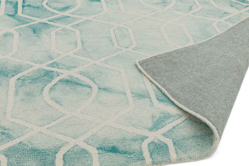 Laagpolig vloerkleed Easy Living Fresco Rug Aqua