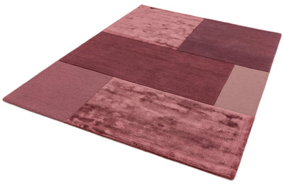Laagpolig vloerkleed Easy Living Tate Tonal Textures Rug Pink
