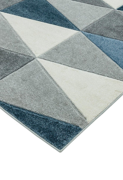 Laagpolig vloerkleed Easy Living Sketch Kite Blue