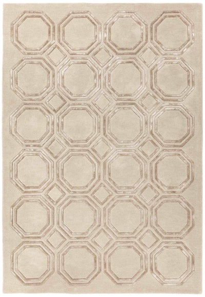 Laagpolig vloerkleed Easy Living Nexus Rug Octagon Beige