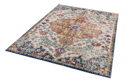 Laagpolig vloerkleed Easy Living Nova Medallion Multi