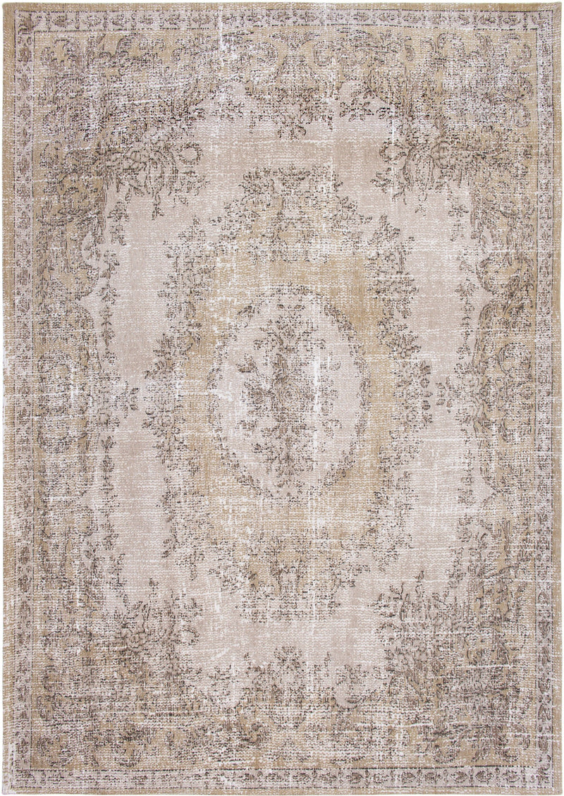 Laagpolig vloerkleed Louis de Poortere 9137 Palazzo Da mosto Visconti Beige