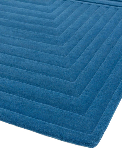 Laagpolig vloerkleed Easy Living Form Rug Blue