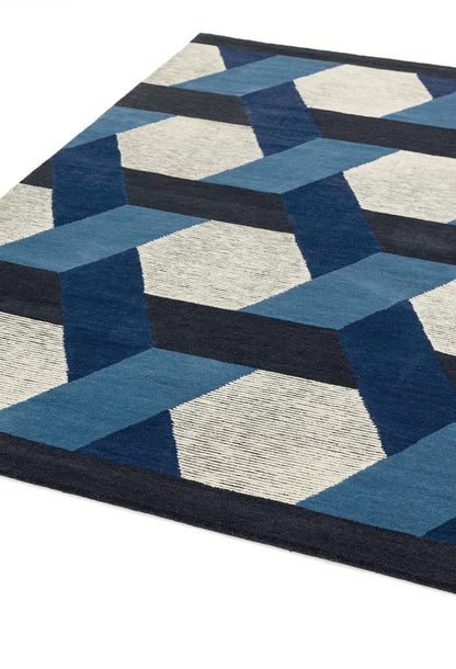 Laagpolig vloerkleed Easy Living Camden Rug Blue