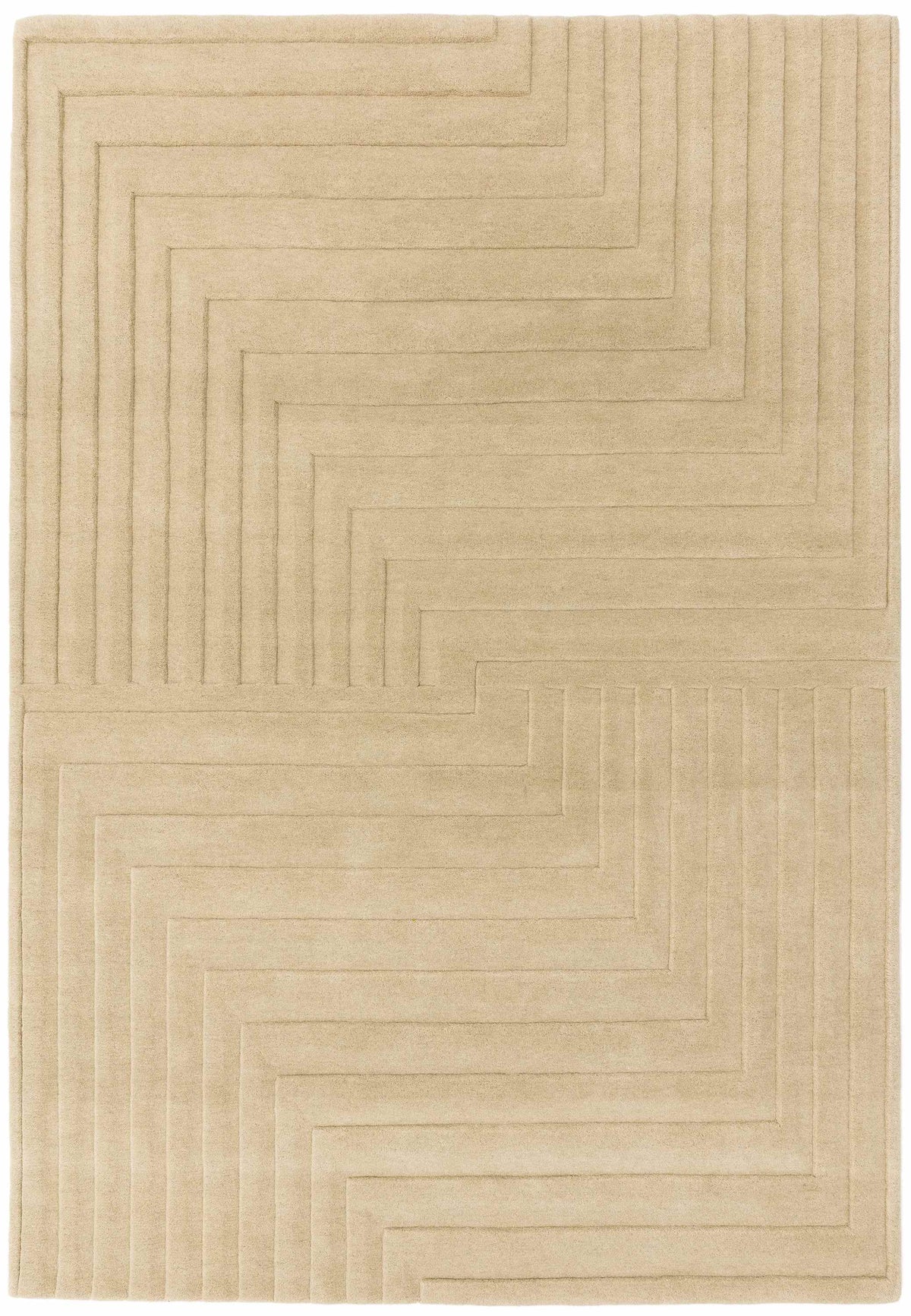 Laagpolig vloerkleed Easy Living Form Rug Natural