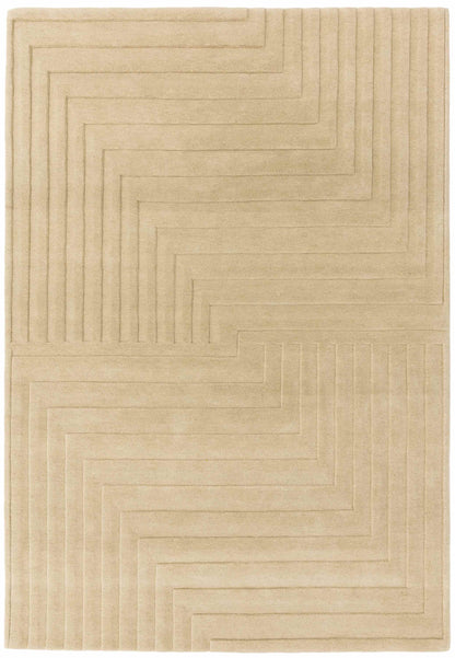 Laagpolig vloerkleed Easy Living Form Rug Natural
