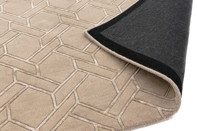 Laagpolig vloerkleed Easy Living Nexus Rug Fine Lines Sand Sand