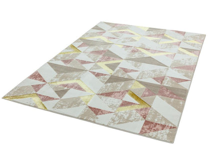 Laagpolig vloerkleed Easy Living Orion or010 Flag Pink