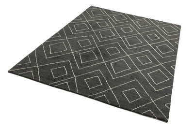 Laagpolig vloerkleed Easy Living Nomad Dark Grey