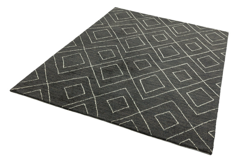 Laagpolig vloerkleed Easy Living Nomad Dark Grey