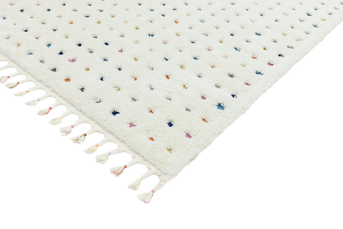 Hoogpolig vloerkleed Easy Living Ariana ar02 Dotty Multi