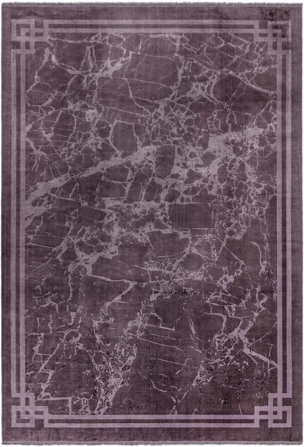 Laagpolig vloerkleed Easy Living Zehraya Purple Border