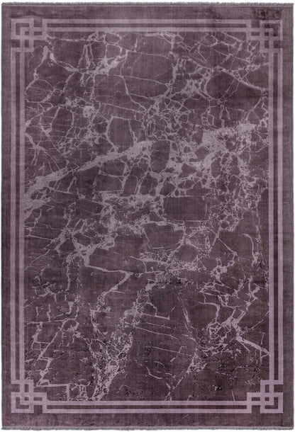 Laagpolig vloerkleed Easy Living Zehraya Purple Border