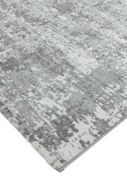 Laagpolig vloerkleed Easy Living Orion or05 Abstract Silver