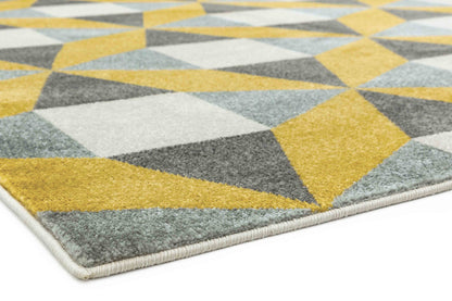 Laagpolig vloerkleed Easy Living colt-fan-mustard