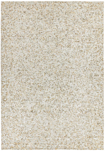 Laagpolig vloerkleed Easy Living Elona Mosaic Cowhide Silver