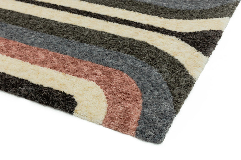 Hoogpolig vloerkleed Easy Living Gala Rug GA05 Pink Oval