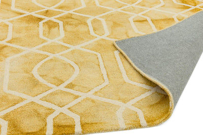 Laagpolig vloerkleed Easy Living Fresco Rug Yellow