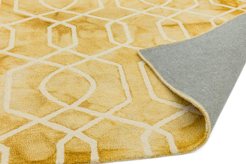 Laagpolig vloerkleed Easy Living Fresco Rug Yellow