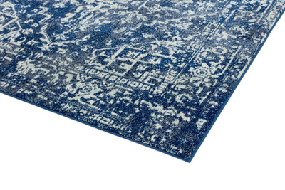 Laagpolig vloerkleed Easy Living Nova Antique Navy