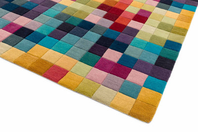 Laagpolig vloerkleed Easy Living Funk Multi Boxes
