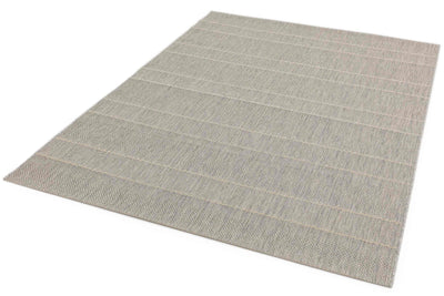 Laagpolig vloerkleed Easy Living Patio Beige Stripe