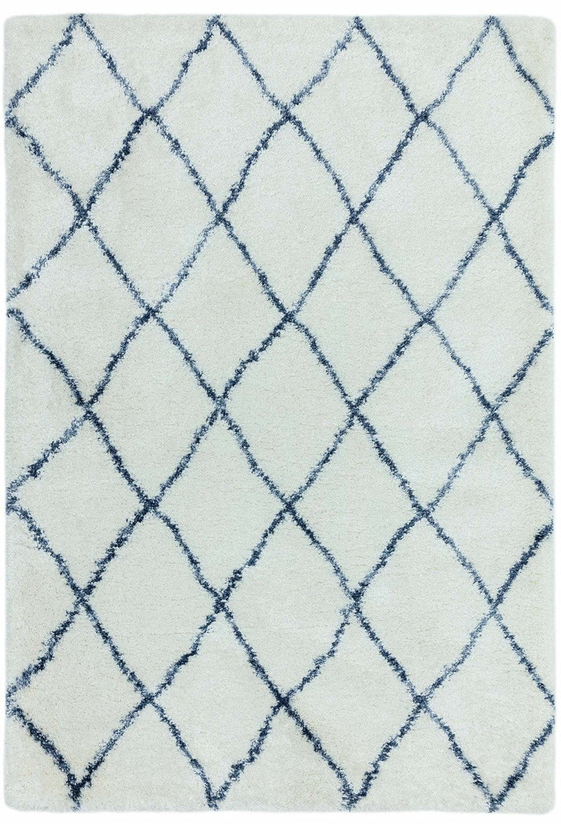 Hoogpolig vloerkleed Easy Living Alto Rug al03 Cream Blue