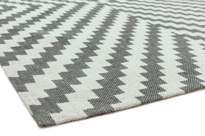 Laagpolig vloerkleed Easy Living Onix Rug 01 Geo Grey