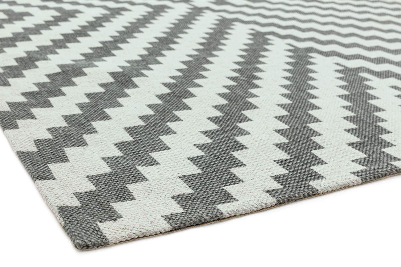 Laagpolig vloerkleed Easy Living Onix Rug 01 Geo Grey