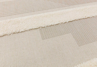 Vloerkleed Easy Living Monty Natural Cream Geometric