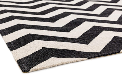 Laagpolig vloerkleed Easy Living Onix Rug 13 Zig Zag Mono