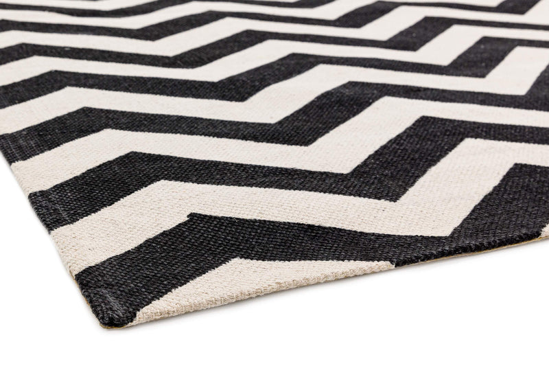 Laagpolig vloerkleed Easy Living Onix Rug 13 Zig Zag Mono
